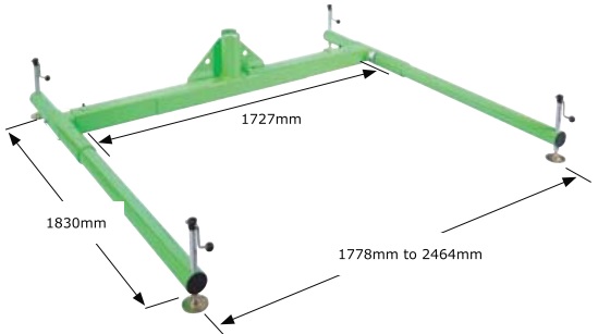 DBI SALA 8518008 Advanced Base Is Expandable And Assembles Without Tools