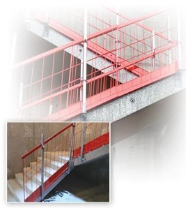 Miller Honeywell Protects Workers Along The Edges Of Stairwells During Construction