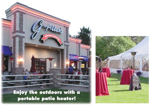 Schaefer Zubri Z1-12CK Portable Patio Heater Provides Comfortable Heat To Enjoy The Outdoors
