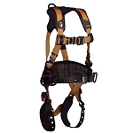 Falltech 7081BRM Advanced ComforTech Gel Harness Construction Belted 3 D-rings Harness