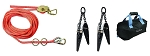 Falltech  7493A502 2-Person Temporary HLL/Chain Anchor Kit