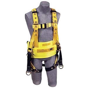 DBI/SALA X-Large Delta II Monkey Board Polyester And Nylon Derrick Belt With Tongue Buckle And Work Positioning Rings 