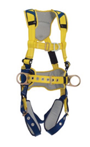 DBI/SALA X-Large Delta Construction Style Positioning/Climbing Harness With Back, Front And Side D-Rings, Belt With Pad, Tongue Buckle Leg Straps And Comfort Padding 