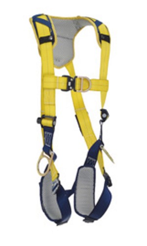 DBI/SALA X-Large Delta Vest Style Positioning/Climbing  Harness With Back, Front And Side D-Rings, Quick Connect Buckle Leg And Chest Straps And Comfort Padding 