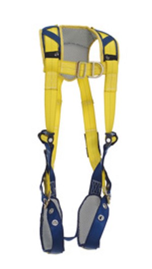 DBI/SALA X-Large Delta Vest Style Climbing Harness With Back And Front D-Rings, Tongue Buckle Leg Straps And Comfort Padding 