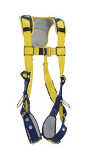 DBI/SALA X-Large Delta Vest Style Positioning Harness With Back And Side D-Rings, Tongue Buckle Leg Straps And Comfort Padding 