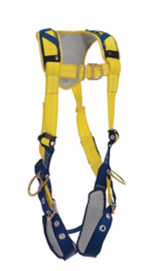 DBI/SALA X-Large Delta Vest Style Positioning/Climbing  Harness With Back, Front And Side D-Rings, Tongue Buckle Leg Straps And Comfort Padding 