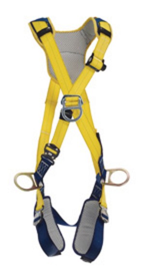 DBI/SALA X-Large Delta Cross Over Style Positioning/Climbing  Harness With Back, Front And Side D-Rings, Quick Connect Buckle Leg And Chest Straps And Comfort Padding 