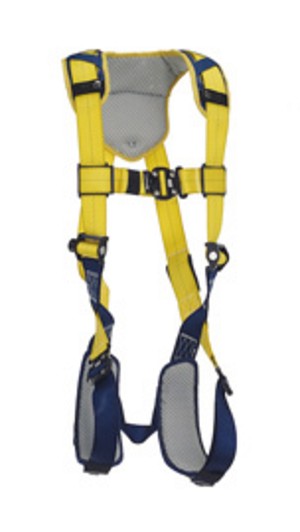 DBI/SALA X-Large Delta Vest Style Harness With Back D-Ring, Quick Connect Buckle Leg And Chest Straps And Comfort Padding 