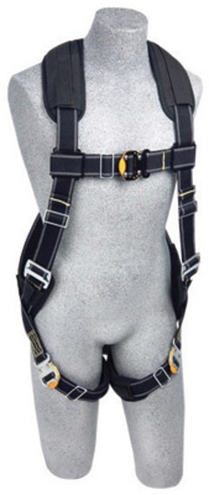 DBI/SALA Small ExoFit XP Arc Flash Flame Resistant Full Body/Vest Style Harness With Back D-Ring, Comfort Padding, Leather Insulator And Quick Connect Chest And Leg Strap Buckle 