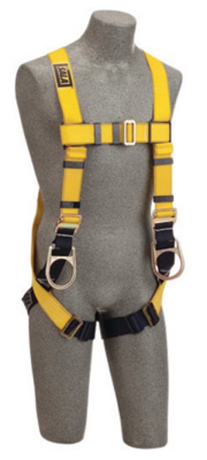 DBI/SALA X-Large Delta No-Tangle Construction/Full Body/Vest Style Harness With Back And Side D-Ring, Pass-Thru Leg Strap Buckle And Loops For Belt 