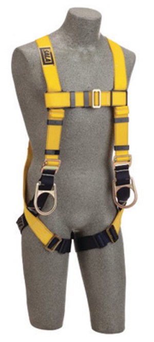 DBI/SALA 2X Delta Positioning Construction Style Harness With Back And Side D-Rings, Pass-Thru Buckle Leg Strap And Loops For Belt 