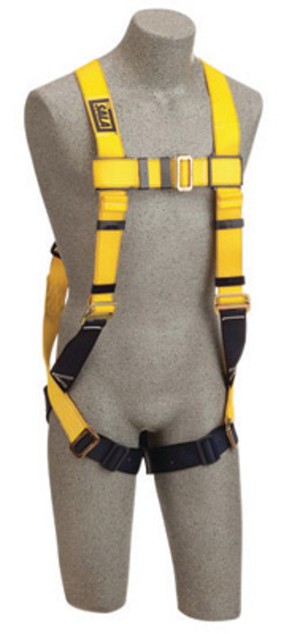 DBI/SALA X-Large Delta No-Tangle Construction/Full Body/Vest Style Harness With Back D-Ring, Pass-Thru Leg Strap Buckle And Loops For Body Belt 