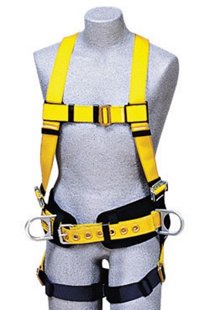 DBI/SALA X-Large Delta Construction/Full Body/Vest Style Harness With Back And Side D-Rings, Non-Slip Chest Strap, Parachute Buckles On Lower Shoulder Strap, Pass-Through Buckle Leg Strap And Tongue Buckle Body Belt With Foam Back Pad 