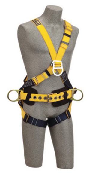 DBI/SALA X-Large Delta No-Tangle Construction/Cross Over/Full Body Style Harness With Back, Front And Side D-Ring, Body Belt With Pad And Pass-Thru Leg Strap Buckle 