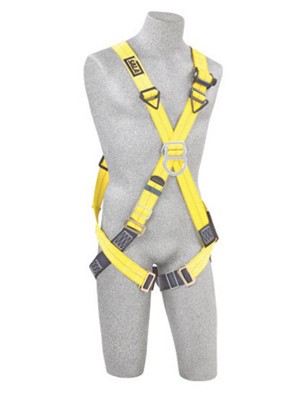 DBI/SALA X-Small Delta Climbing Cross Over Style Harness With Back And Front D-Rings And Pass Thru Buckle Leg Strap 