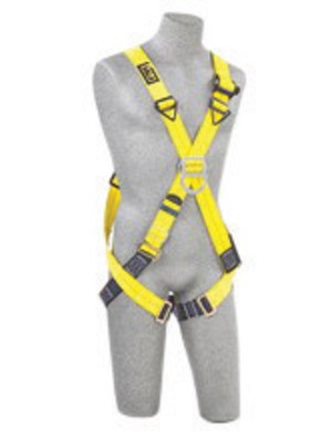 DBI/SALA X-Large Delta No-Tangle Cross Over/Full Body Style Harness With Back And Front D-Ring And Pass-Thru Leg Strap Buckle 