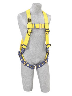 DBI/SALA Universal Delta No-Tangle Full Body/Vest Style Harness With Back D-Ring And Tongue Leg Strap Buckle 