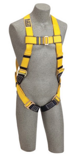 DBI/SALA Universal Delta No-Tangle Full Body/Vest Style Harness With Back D-Ring And Parachute Leg Strap Buckle 