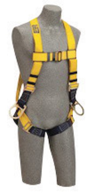 DBI/SALA X-Large Delta Positioning Vest Style Harness With Back And Side D-Rings And Parachute Buckle Leg Straps 