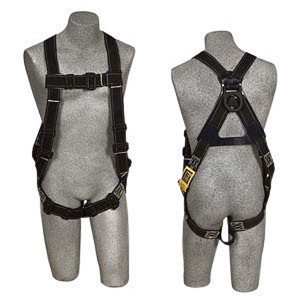 DBI/SALA Universal Delta No-Tangle Full Body/Vest Style Harness With Back D-Ring, Pass-Thru Leg And Chest Strap Buckle, Built-In Loops For Body Belt And Comfort Padding 