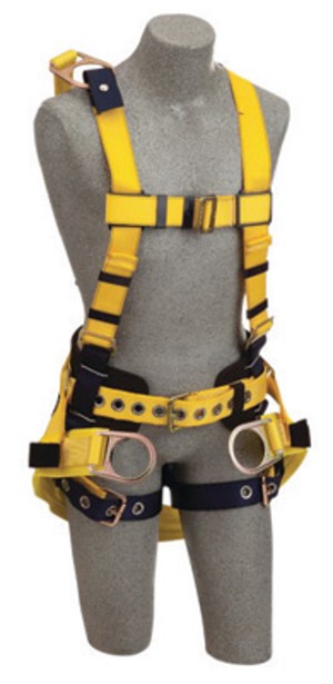 DBI/SALA 3X Delta Derrick No-Tangle Full Body/Vest Style Harness With Back D-Ring With 18 