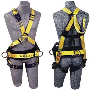 DBI/SALA Large Delta II Positioning Construction/Cross Over Style Harness With 18 