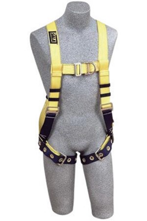 DBI/SALA X-Large Delta No-Tangle Full Body/Vest Style Harness With Front And Back D-Ring, Tongue Leg Strap Buckle And Loops For Belt 