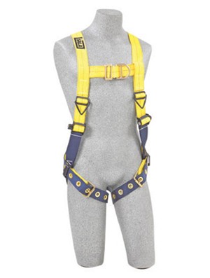 DBI/SALA X-Small Delta No-Tangle Full Body/Vest Style Harness With Front And Back D-Ring, Tongue Leg Strap Buckle And Loops For Belt 