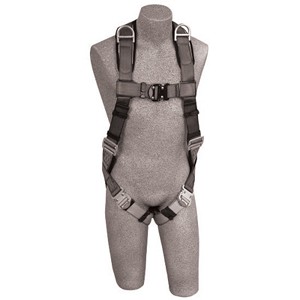 DBI/SALA Medium ExoFit Full Body/Vest Style Harness With Back And Shoulder D-Ring, Quick Connect Chest And Leg Strap Buckle, Loops For Body Belt And Built-In Comfort Padding 