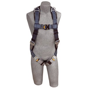DBI/SALA 2X Exofit Vest Style Harness With Back And Shoulder D-Rings, Quick Connect Buckle Leg Strap And Built-In Comfort Padding 