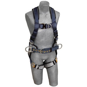 DBI/SALA X-Large Exofit Positioning/Climbing Construction Style Harness With Back, Front And Side D-Rings, Quick Connect Buckle Leg Strap, Belt With Sewn-in Back Pad And Built-In Comfort Padding 