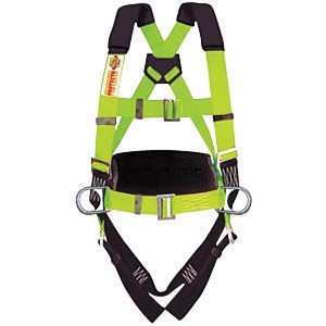 DBI/SALA Universal Delta No-Tangle Full Body/Vest Style Harness With Stainless Steel Back D-Ring, Quick Connect Chest And Pass-Thru Leg Strap Buckle And Comfort Padding 