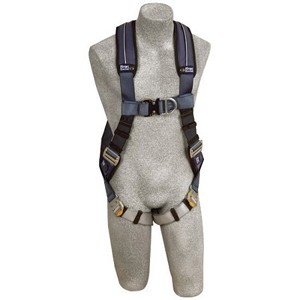 DBI/SALA Small ExoFit XP Full Body/Vest Style Harness With Back And Front D-Ring, Quick Connect Chest And Leg Strap Buckle, Loops For Body Belt And Removable Comfort Padding 
