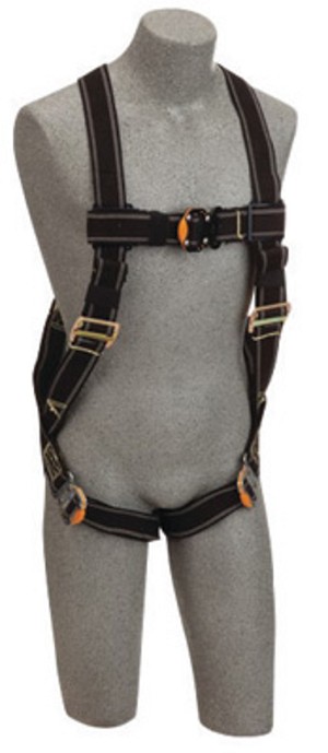 DBI/SALA X-Large Delta No-Tangle Full Body/Vest Style Harness With Back D-Ring, Quick Connect Leg Strap Buckle And Loops For Body Belt 