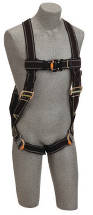 DBI/SALA 2X Delta Welder's Construction/Vest Style Harness With Back D-Ring, Quick Connect Buckle Leg Strap And Loops For Belt 