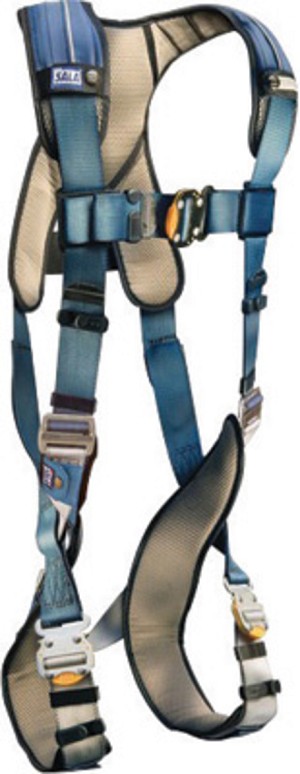 DBI/SALA Small ExoFit XP Full Body/Vest Style Harness With Back D-Ring, Quick Connect Chest And Leg Strap Buckle, Loops For Body Belt And Removable Comfort Padding 