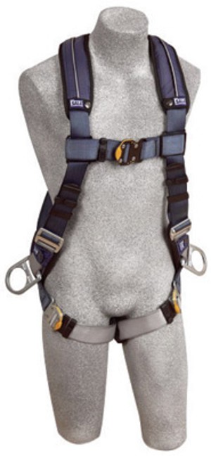 DBI/SALA Small ExoFit XP Full Body/Vest Style Harness With Back And Side D-Ring, Quick Connect Chest And Leg Strap Buckle And Removable Comfort Padding 