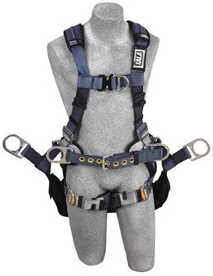 DBI/SALA Medium ExoFit XP Full Body/Vest Style Harness With Back And Side D-Ring, Belt With Pad, Seat Sling With Suspension D-Ring, Quick Connect Chest And Leg Strap Buckle And Removable Comfort Padding 