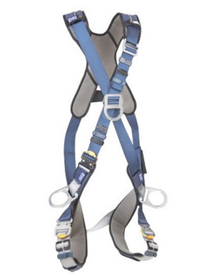 DBI/SALA X-Large ExoFit XP Cross Over/Full Body Style Harness With Back, Front And Side D-Ring, Quick Connect Chest And Leg Strap Buckle, Loops For Body Belt And Removable Comfort Padding 