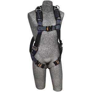DBI/SALA Small ExoFit XP Vest Style Harness With Stand Up Rear And Shoulder D-Rings, Quick Connect Buckles, Loops For Belt And Removable Padding 