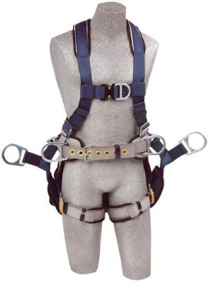DBI/SALA Large ExoFit Tower Climbing Vest Style Harness With Tongue Buckle 