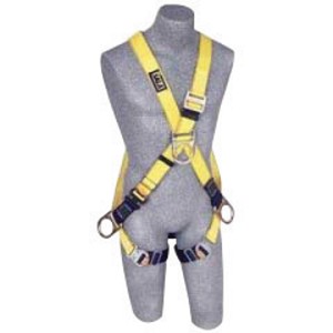 DBI/SALA X-Large Delta No-Tangle Full Body/Vest Style Harness With Back And Side D-Ring, Belt With Pad, Shoulder Pads And Quick Connect Chest And Leg Strap Buckle 