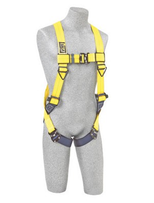 DBI/SALA X-Small Delta II Vest Style Harness With Back D-Ring And Quick Connect Buckle Leg Strap 