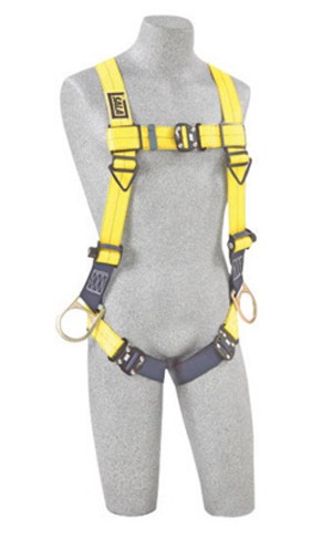 DBI/SALA Universal Delta No-Tangle Full Body/Vest Style Harness With Back And Side D-Ring, Tech-Lite Quick Connect Leg Strap Buckle 