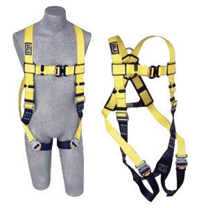 DBI/SALA X-Large Delta II Vest Style Harness With Back And Side D-Rings And Quick Connect Buckle Leg Strap 