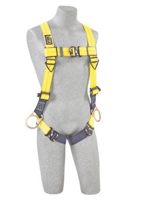 DBI/SALA 3X Delta II Positioning Vest Style Harness With Back And Side D-Rings And Quick Connect Buckle Leg Strap 