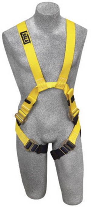 DBI/SALA X-Large Delta Arc Flash No-Tangle Cross Over/Full Body Style Harness With Back And Front Web Loop, Pass-Thru Leg Strap Buckle, No Metal Above Waist And Leather Insulators 