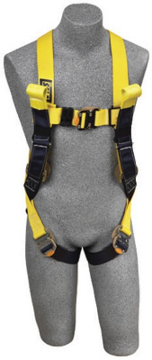 DBI/SALA 2X Delta II Arc Flash Construction Style Harness With Quick Connect Buckle Leg Strap, Back Web Loop, Rescue Loops And Leather Insulators 