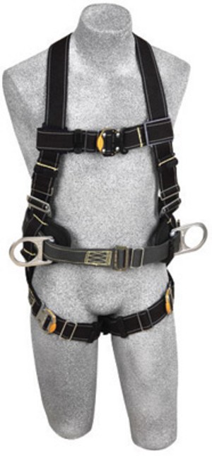 DBI/SALA Small Delta Arc Flash No-Tangle Construction/Full Body/Vest Style Harness With Back Web Loop, Side D-Ring, Belt With Pad And Quick Connect Leg Strap Buckle 